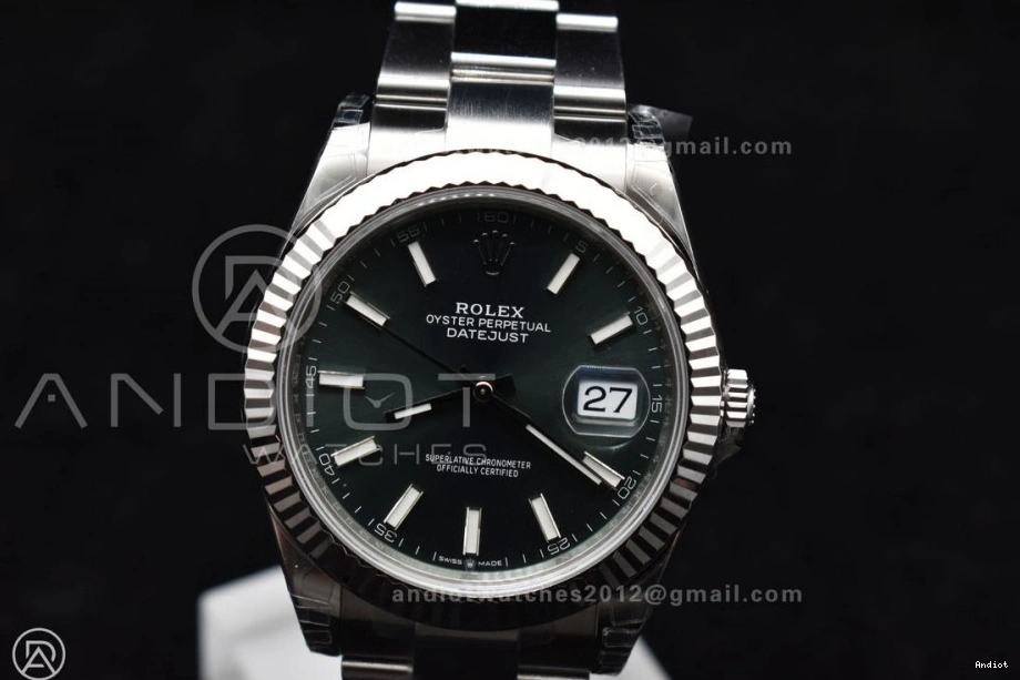 Dial VS3235 1:1 On Oyster DateJust SS 904L 41 Bracelet Edition 126334 Green Best VSF 0512